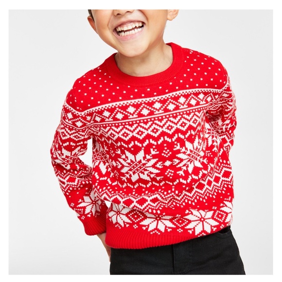 Charter Club Other - Holiday Lane Little Boys Festive Fair Isle Sweater